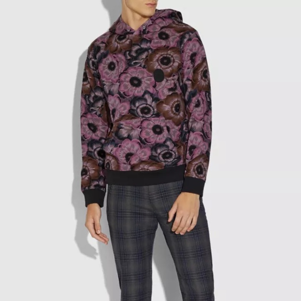 Coach Hoodie With Kaffe Fassett Floral Print